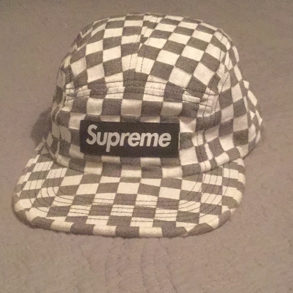 Supreme checkerboard hat